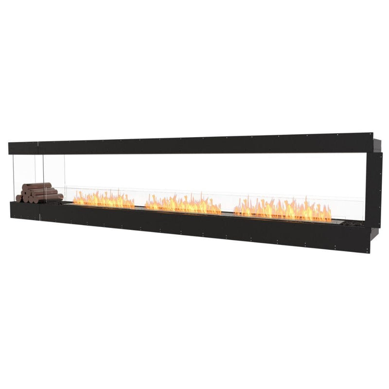 MAD Design Group EcoSmart Fire 146" Flex 140PN Peninsula Ethanol Fireplace Insert with Decorative Box by - Detail View