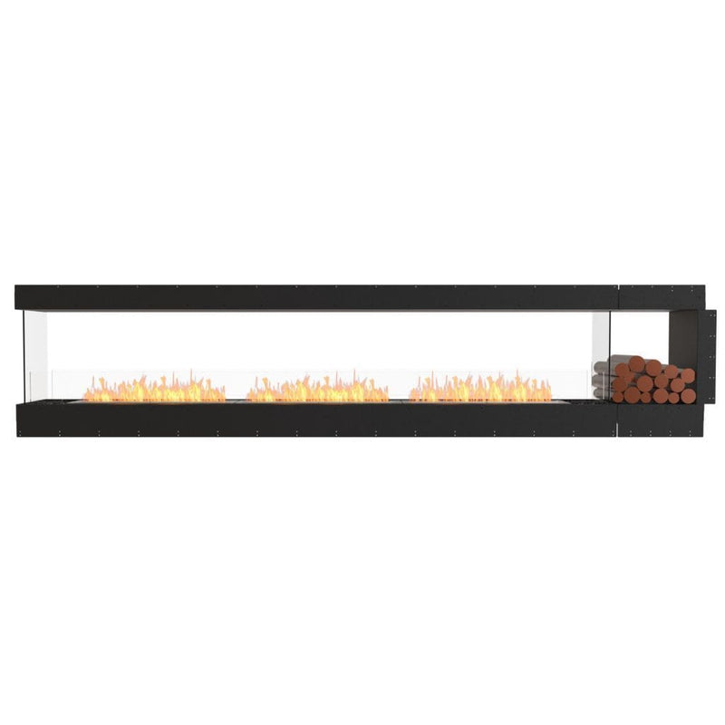 MAD Design Group EcoSmart Fire 146" Flex 140PN Peninsula Ethanol Fireplace Insert with Decorative Box by - Additional View