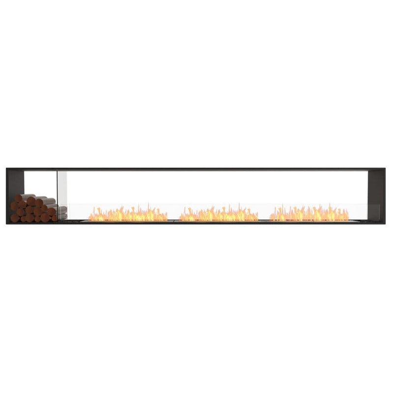 MAD Design Group EcoSmart Fire 148" Flex 140DB Double Sided Ethanol Fireplace Insert with Decorative Box by