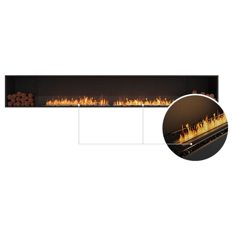 MAD Design Group EcoSmart Fire 148" Flex 140SS Single Sided Ethanol Fireplace Insert with Decorative Box by - Installation