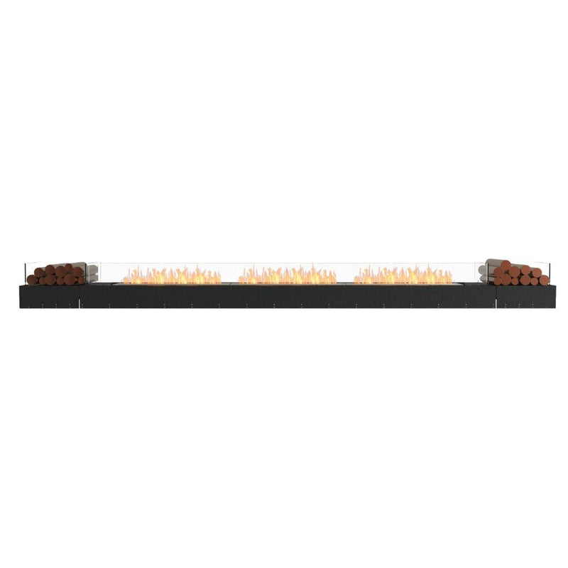 MAD Design Group EcoSmart Fire 161" Flex 158BN Bench Ethanol Fireplace Insert with Decorative Box by - Alternate View