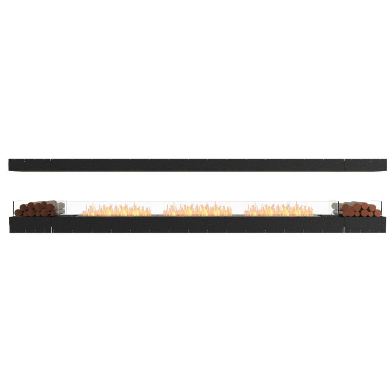 MAD Design Group EcoSmart Fire 161" Flex 158IL Island Ethanol Fireplace Insert with Decorative Box by - Alternate View