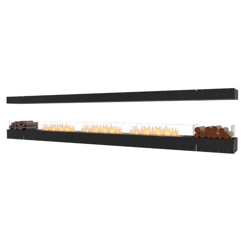 MAD Design Group EcoSmart Fire 161" Flex 158IL Island Ethanol Fireplace Insert with Decorative Box by - Detail View