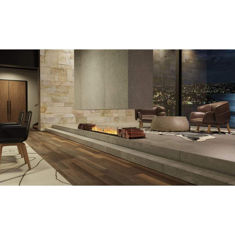 MAD Design Group EcoSmart Fire 161" Flex 158IL Island Ethanol Fireplace Insert with Decorative Box by - Close-Up