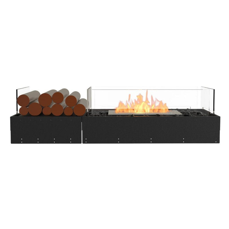 MAD Design Group EcoSmart Fire 53" Flex 50BN Bench Ethanol Fireplace Insert with Decorative Box by - Alternate View
