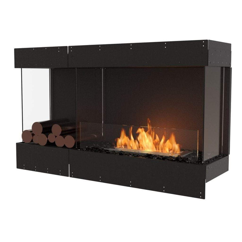 MAD Design Group EcoSmart Fire 53" Flex 50BY Bay Ethanol Fireplace Insert with Decorative Box by - Detail View