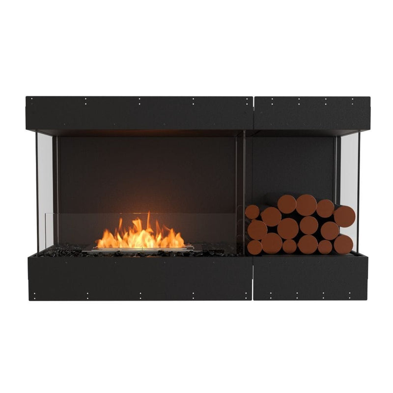 MAD Design Group EcoSmart Fire 53" Flex 50BY Bay Ethanol Fireplace Insert with Decorative Box by - Close-Up