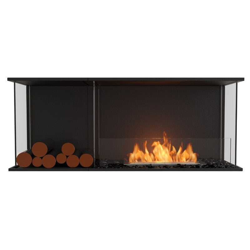 MAD Design Group EcoSmart Fire 53" Flex 50BY Bay Ethanol Fireplace Insert with Decorative Box by