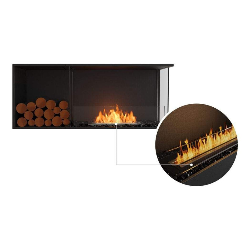 MAD Design Group EcoSmart Fire 55" Flex 50LC/50RC Ethanol Fireplace Insert with Decorative Box by - Installation View