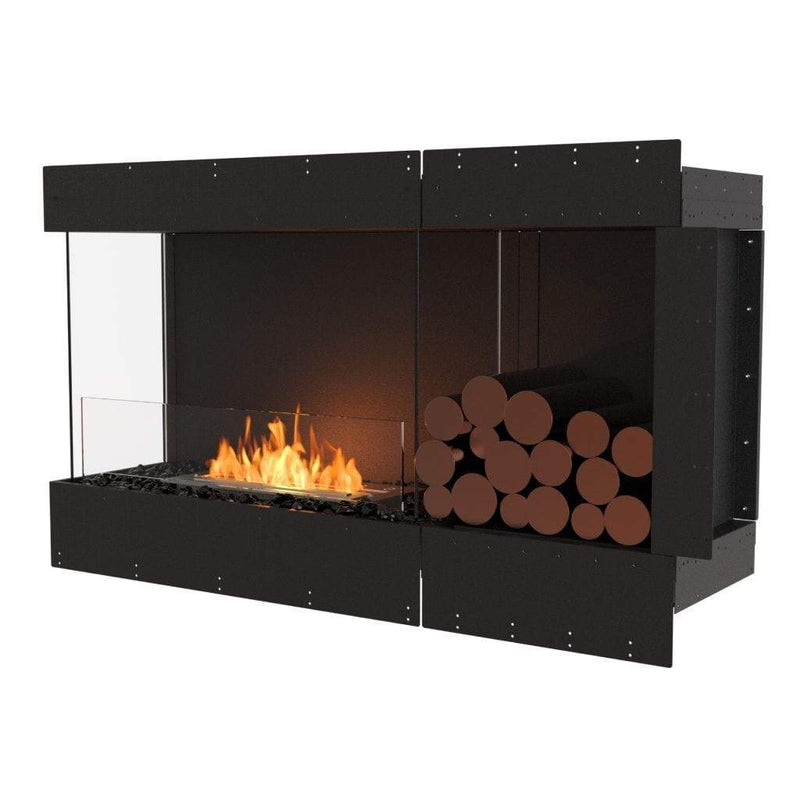 MAD Design Group EcoSmart Fire 55" Flex 50LC/50RC Ethanol Fireplace Insert with Decorative Box by - Rear View
