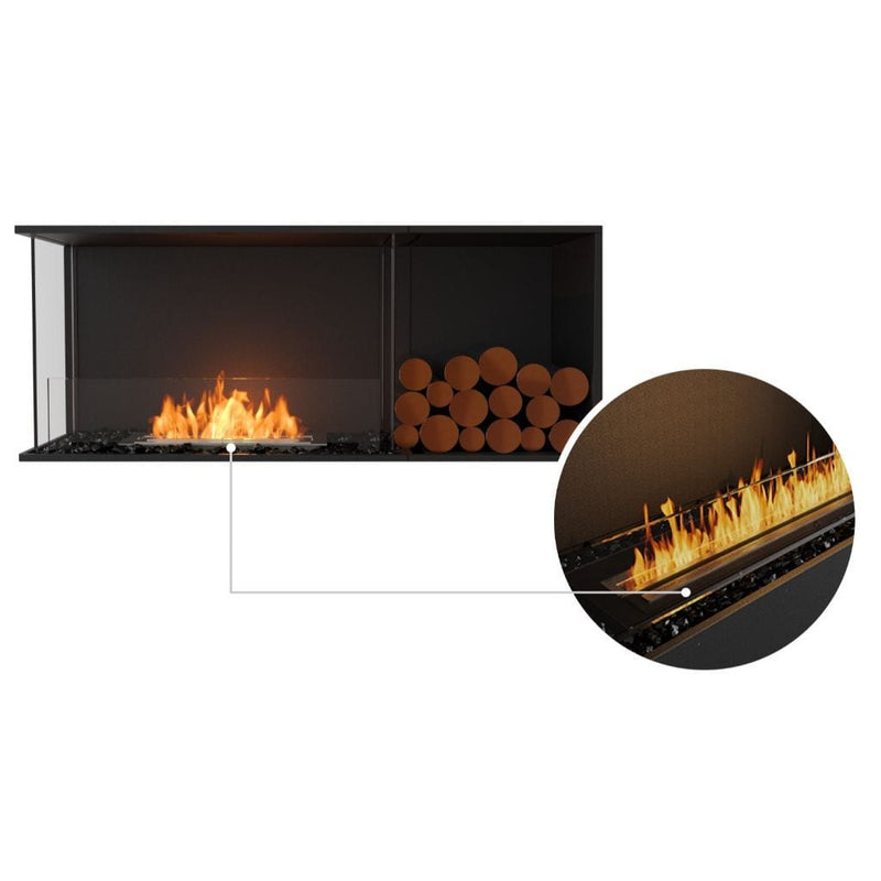 MAD Design Group EcoSmart Fire 55" Flex 50LC/50RC Ethanol Fireplace Insert with Decorative Box by - Dimensions