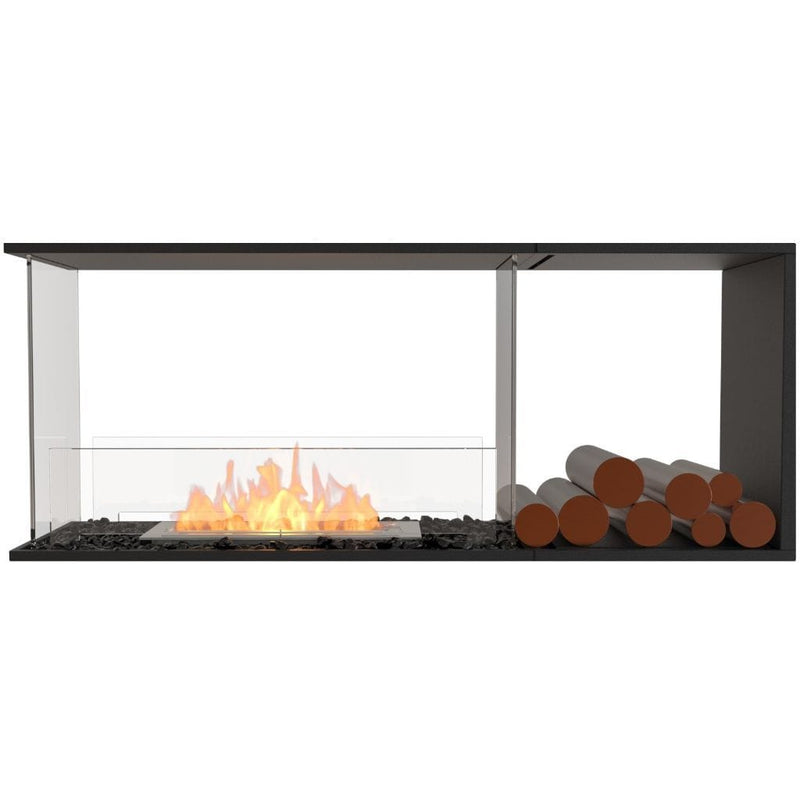 MAD Design Group EcoSmart Fire 55" Flex 50PN Peninsula Ethanol Fireplace Insert with Decorative Box by - Additional View