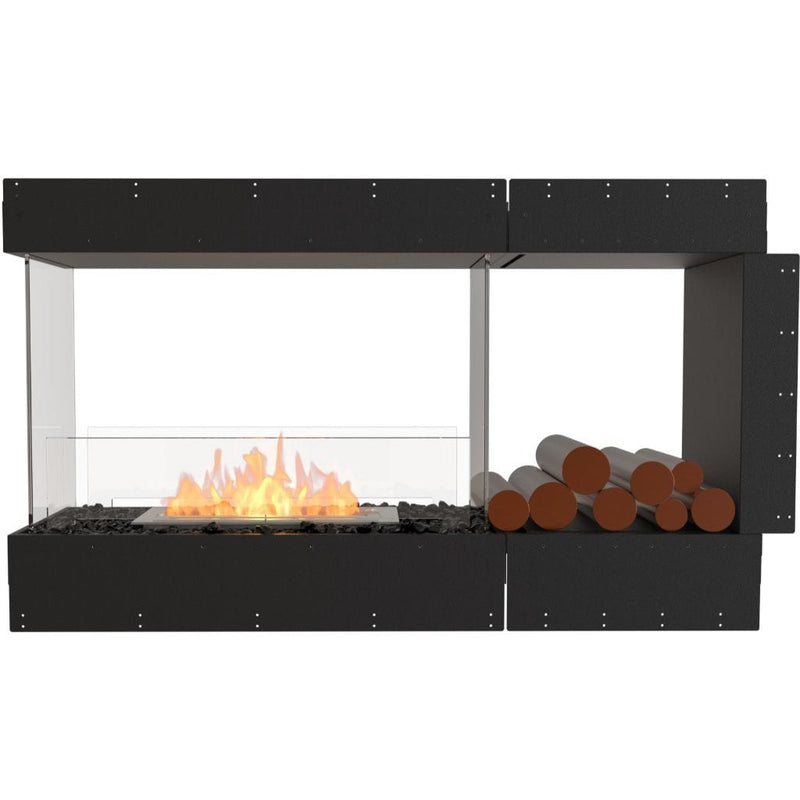 MAD Design Group EcoSmart Fire 55" Flex 50PN Peninsula Ethanol Fireplace Insert with Decorative Box by - Close-Up