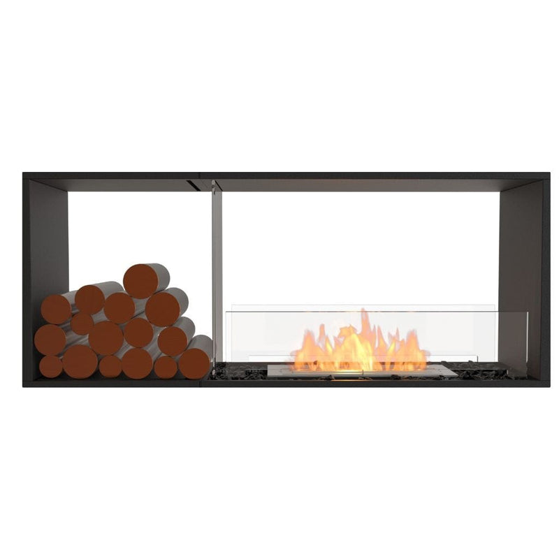 MAD Design Group EcoSmart Fire 57" Flex 50DB Double Sided Ethanol Fireplace Insert with Decorative Box by