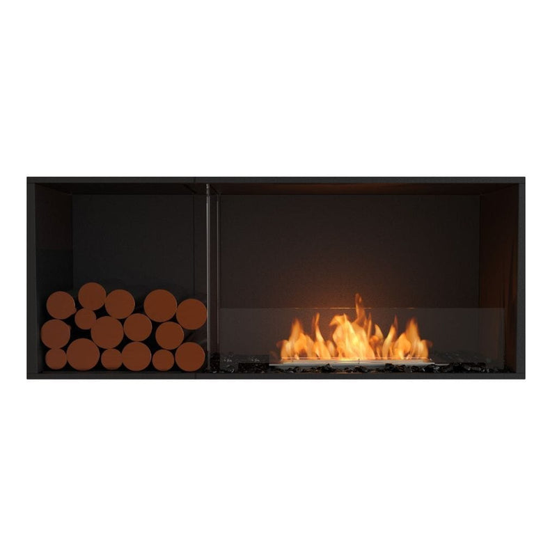MAD Design Group EcoSmart Fire 57" Flex 50SS Single Sided Ethanol Fireplace Insert with Decorative Box by