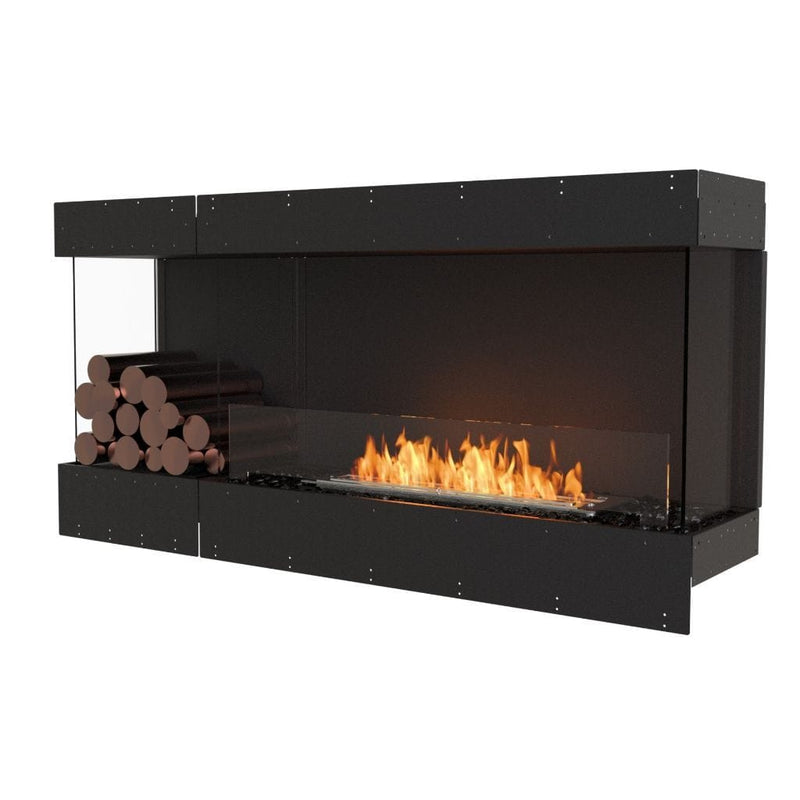 MAD Design Group EcoSmart Fire 63" Flex 60BY Bay Ethanol Fireplace Insert with Decorative Box by - Alternate View