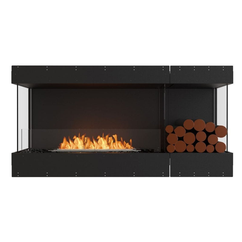 MAD Design Group EcoSmart Fire 63" Flex 60BY Bay Ethanol Fireplace Insert with Decorative Box by - Close-Up