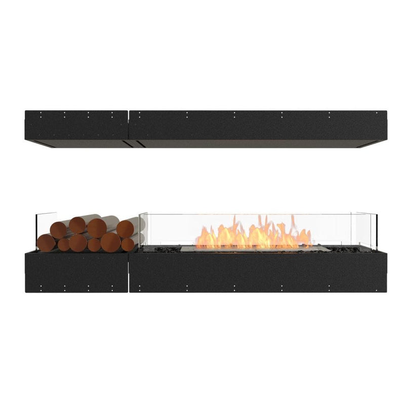 MAD Design Group EcoSmart Fire 63" Flex 60IL Island Ethanol Fireplace Insert with Decorative Box by - Alternate View