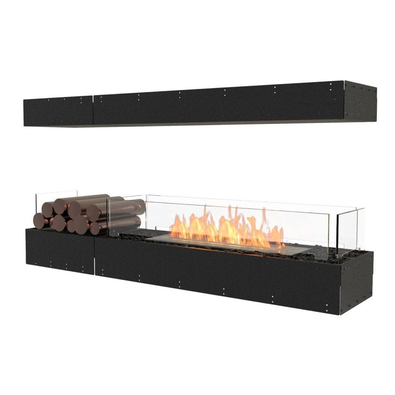 MAD Design Group EcoSmart Fire 63" Flex 60IL Island Ethanol Fireplace Insert with Decorative Box by - Detail View