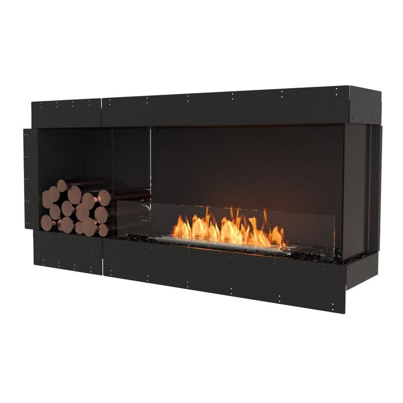 MAD Design Group EcoSmart Fire 65" Flex 60LC/60RC Ethanol Fireplace Insert with Decorative Box by - Installation View