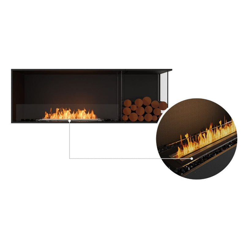 MAD Design Group EcoSmart Fire 65" Flex 60LC/60RC Ethanol Fireplace Insert with Decorative Box by - Alternate View