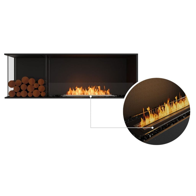 MAD Design Group EcoSmart Fire 65" Flex 60LC/60RC Ethanol Fireplace Insert with Decorative Box by - Additional View
