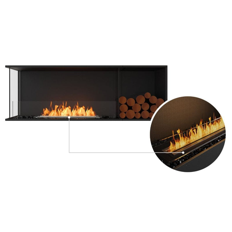 MAD Design Group EcoSmart Fire 65" Flex 60LC/60RC Ethanol Fireplace Insert with Decorative Box by - Top View