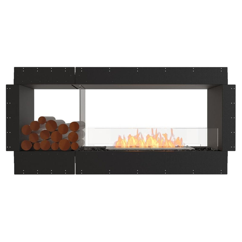 MAD Design Group EcoSmart Fire 67" Flex 60DB Double Sided Ethanol Fireplace Insert with Decorative Box by - Alternate View