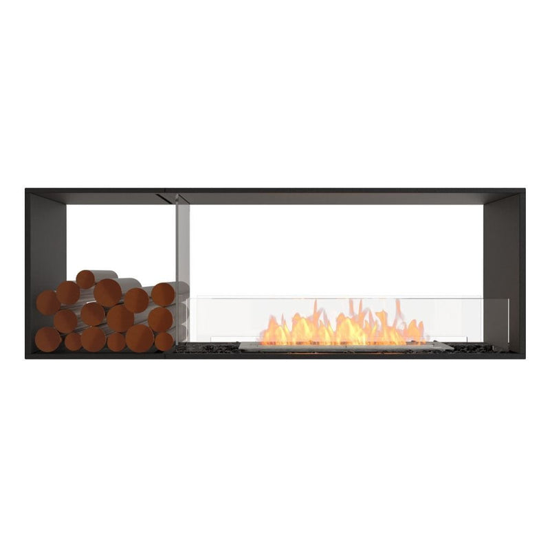 MAD Design Group EcoSmart Fire 67" Flex 60DB Double Sided Ethanol Fireplace Insert with Decorative Box by