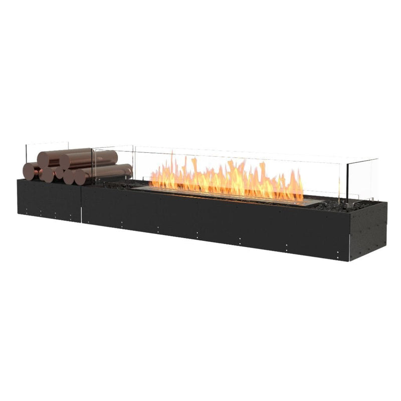 MAD Design Group EcoSmart Fire 71" Flex 68BN Bench Fireplace Insert with Decorative Box by - Detail View