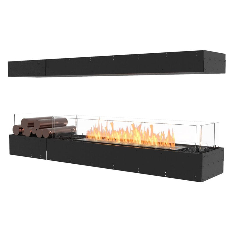 MAD Design Group EcoSmart Fire 71" Flex 68IL Island Fireplace Insert with Decorative Box by - Detail View