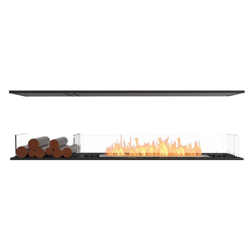 MAD Design Group EcoSmart Fire 71" Flex 68IL Island Fireplace Insert with Decorative Box by
