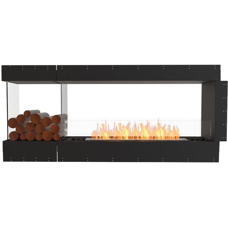 MAD Design Group EcoSmart Fire 73" Flex 68PN Peninsula Ethanol Fireplace Insert with Decorative Box by - Alternate View