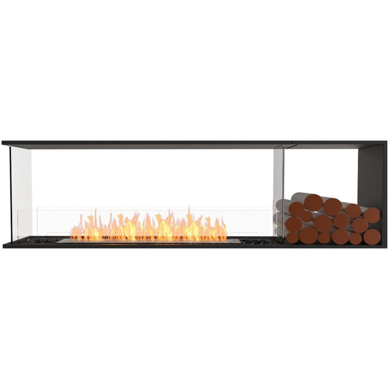 MAD Design Group EcoSmart Fire 73" Flex 68PN Peninsula Ethanol Fireplace Insert with Decorative Box by - Additional View