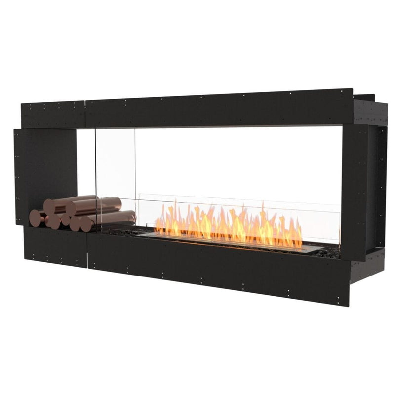 MAD Design Group EcoSmart Fire 76" Flex 68DB Double Sided Ethanol Fireplace Insert with Decorative Box by - Detail View