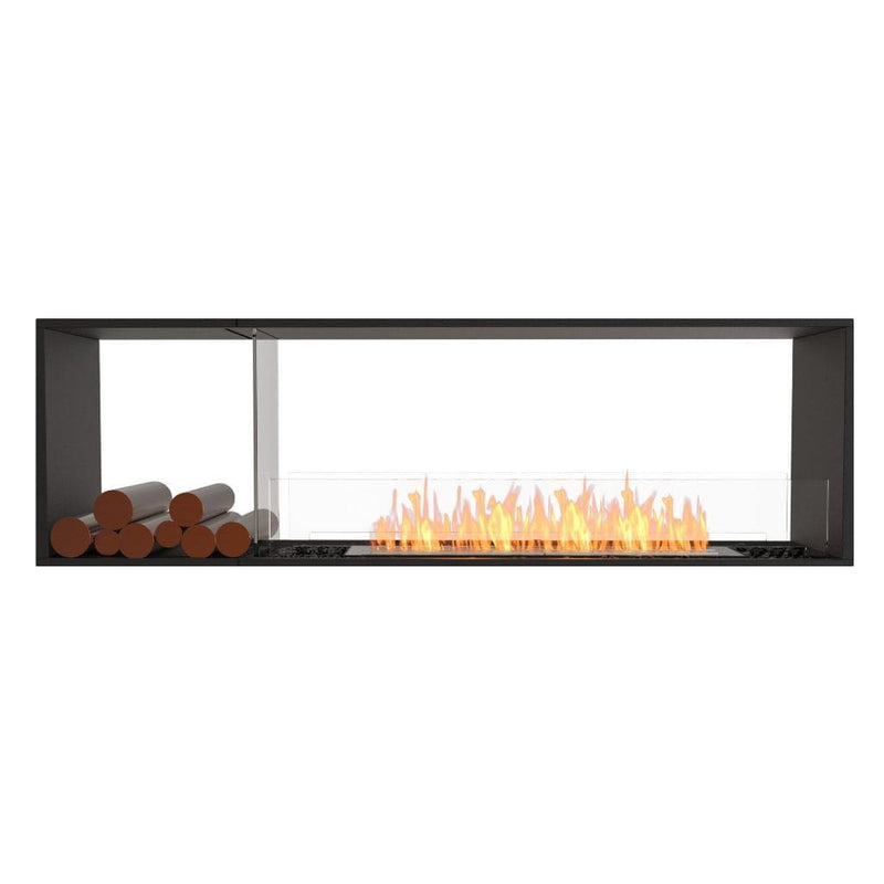 MAD Design Group EcoSmart Fire 76" Flex 68DB Double Sided Ethanol Fireplace Insert with Decorative Box by