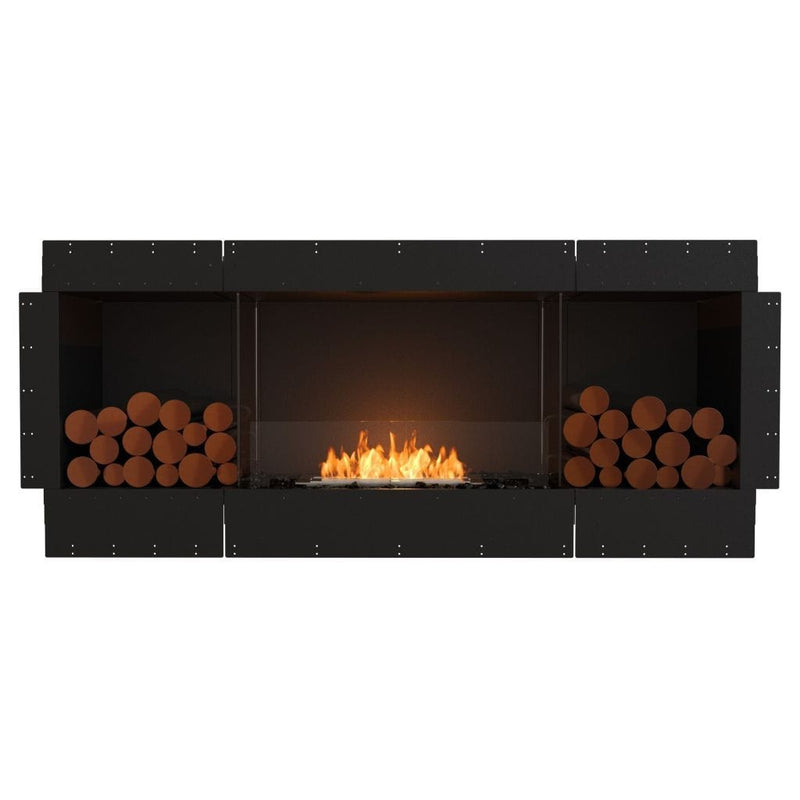 MAD Design Group EcoSmart Fire 76" Flex 68SS Single Sided Ethanol Fireplace Insert with Decorative Box by - Bottom View