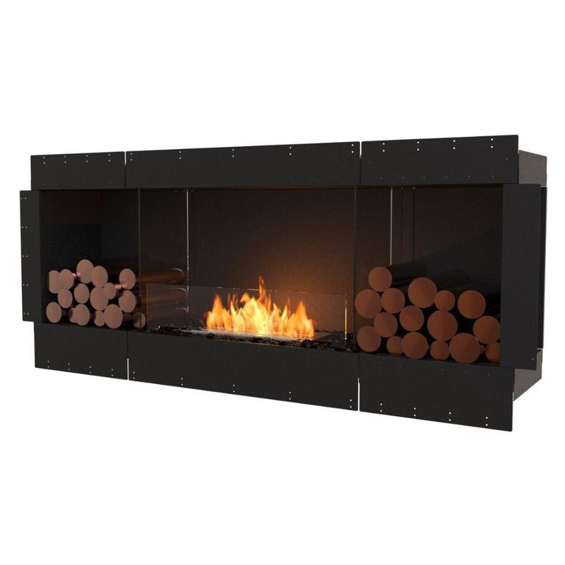 MAD Design Group EcoSmart Fire 76" Flex 68SS Single Sided Ethanol Fireplace Insert with Decorative Box by - Components View