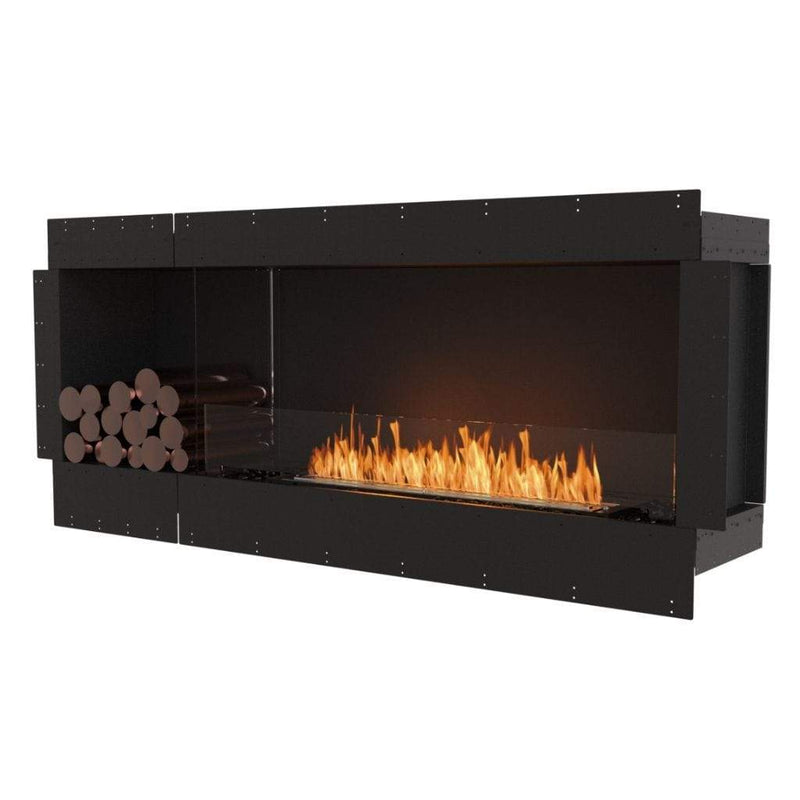 MAD Design Group EcoSmart Fire 76" Flex 68SS Single Sided Ethanol Fireplace Insert with Decorative Box by - Detail View