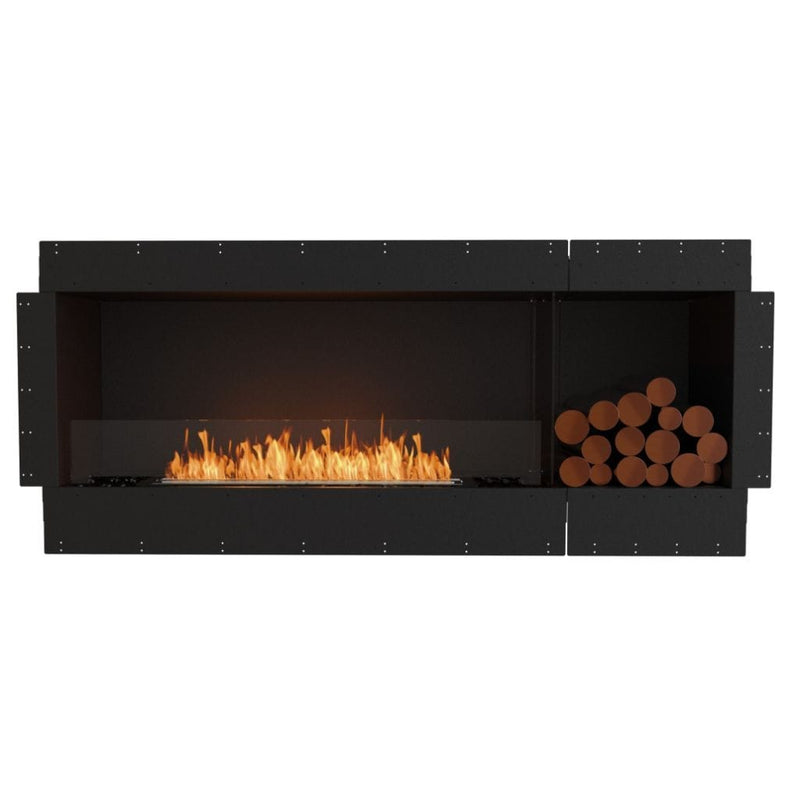 MAD Design Group EcoSmart Fire 76" Flex 68SS Single Sided Ethanol Fireplace Insert with Decorative Box by - Close-Up