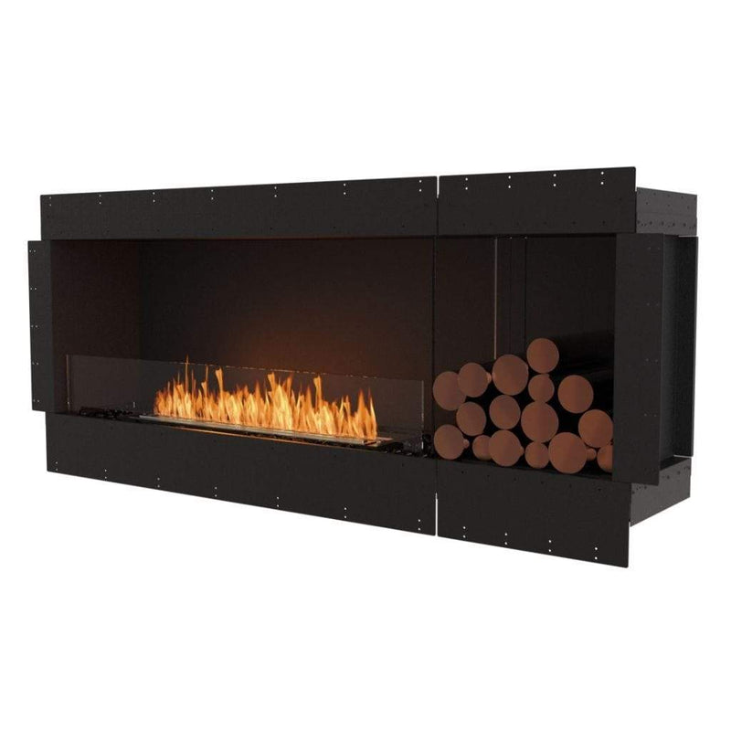 MAD Design Group EcoSmart Fire 76" Flex 68SS Single Sided Ethanol Fireplace Insert with Decorative Box by - Rear View