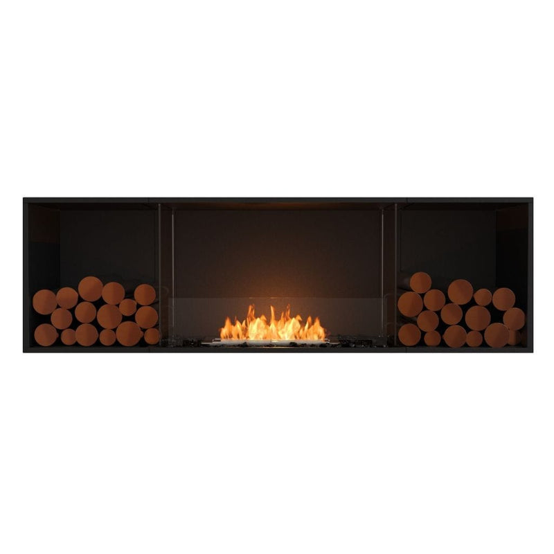 MAD Design Group EcoSmart Fire 76" Flex 68SS Single Sided Ethanol Fireplace Insert with Decorative Box by - Top View