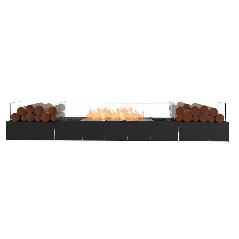 MAD Design Group EcoSmart Fire 81" Flex 78BN Bench Ethanol Fireplace Insert with Decorative Box by - Alternate View