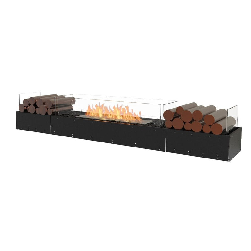 MAD Design Group EcoSmart Fire 81" Flex 78BN Bench Ethanol Fireplace Insert with Decorative Box by - Detail View