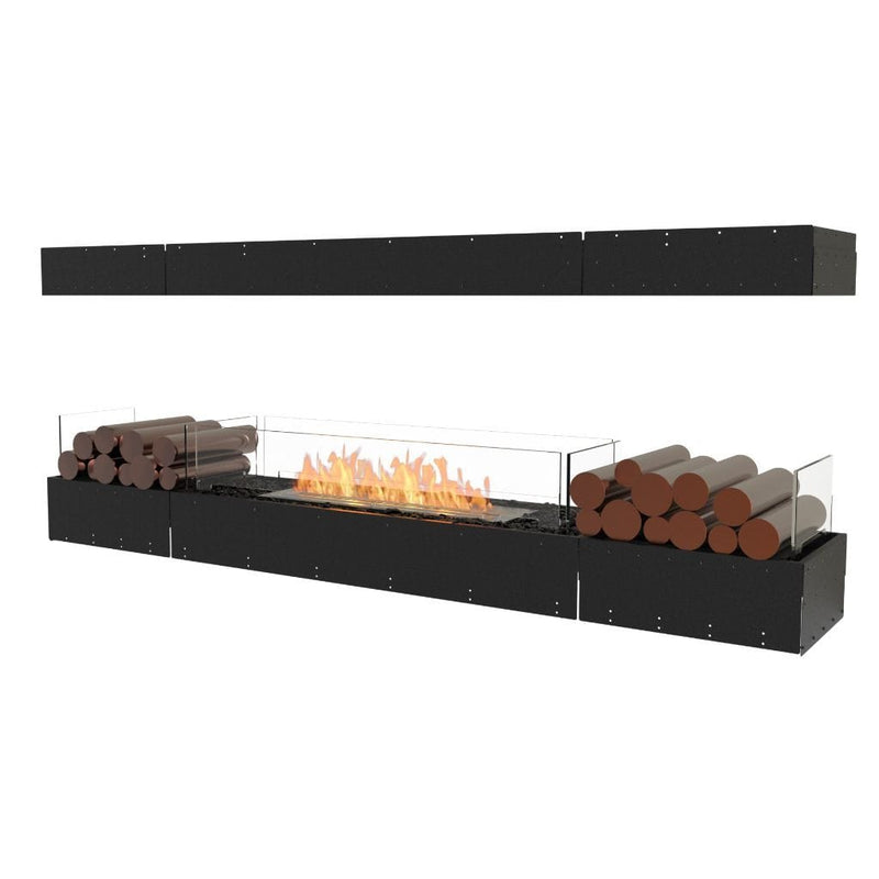 MAD Design Group EcoSmart Fire 81" Flex 78IL Island Ethanol Fireplace Insert with Decorative Box by - Detail View