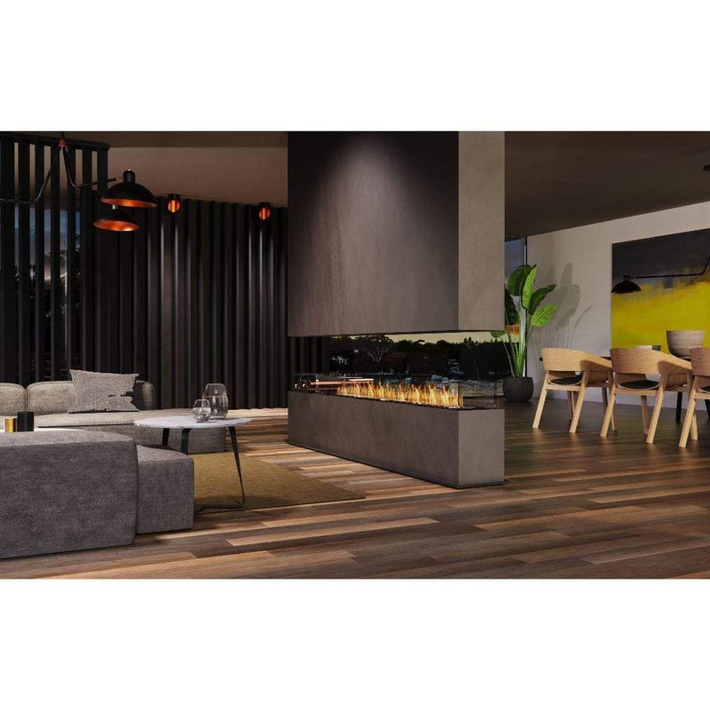 MAD Design Group EcoSmart Fire 81" Flex 78IL Island Ethanol Fireplace Insert with Decorative Box by - Additional View