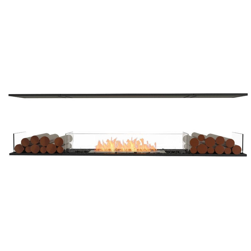 MAD Design Group EcoSmart Fire 81" Flex 78IL Island Ethanol Fireplace Insert with Decorative Box by