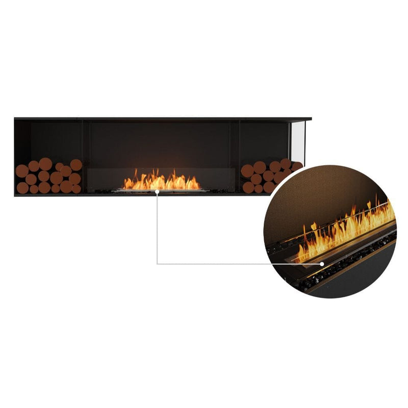 MAD Design Group EcoSmart Fire 83" Flex 78LC/78RC Ethanol Fireplace Insert with Decorative Box by - Dimensions