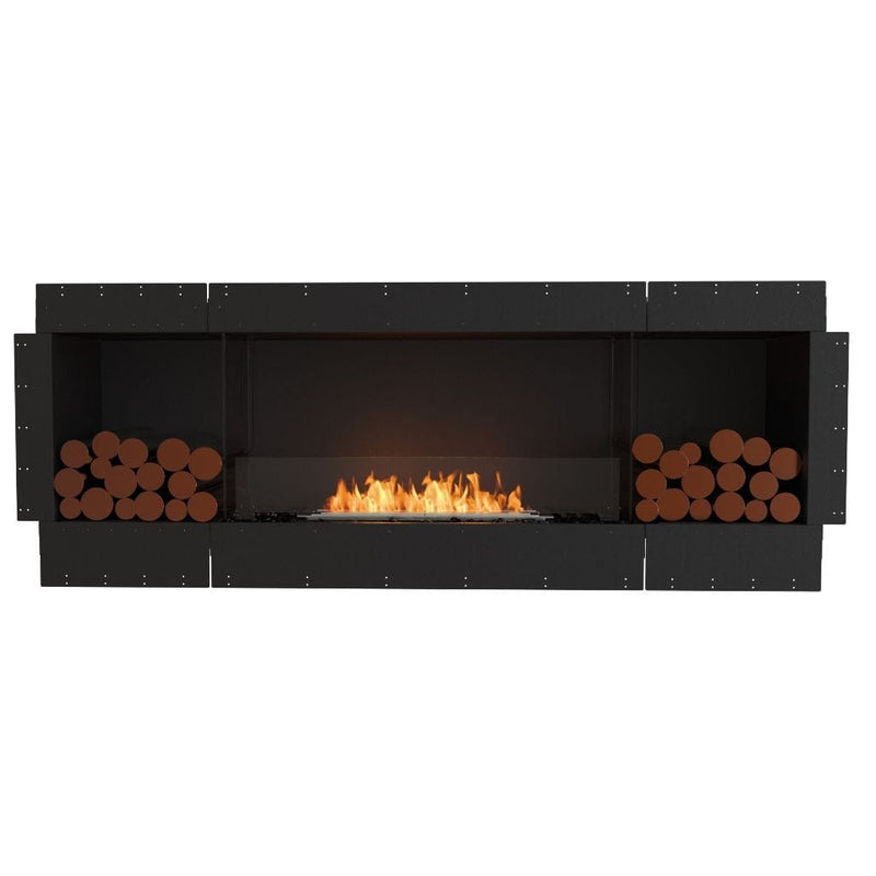 MAD Design Group EcoSmart Fire 86" Flex 78SS Single Sided Ethanol Fireplace Insert with Decorative Box by - Alternate View