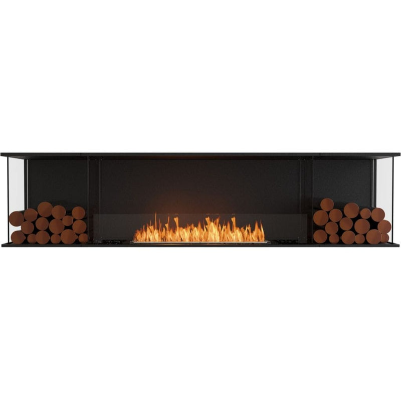 MAD Design Group EcoSmart Fire 89" Flex 86BY Bay Ethanol Fireplace Insert with Decorative Box by - Bottom View